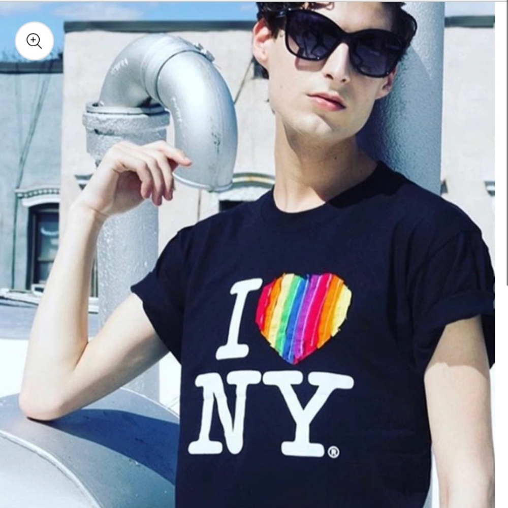 Upcycled Pride I Love NY Tee!